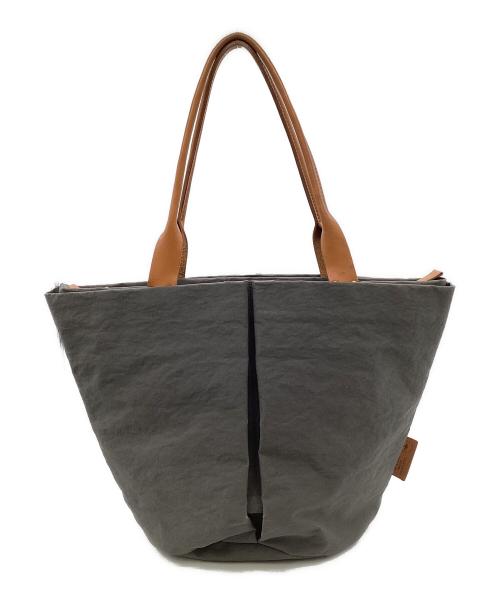 TUTUMU（ツツム）TUTUMU (ツツム) Marche tote M（マルシェ トート M) グレーの古着・服飾アイテム