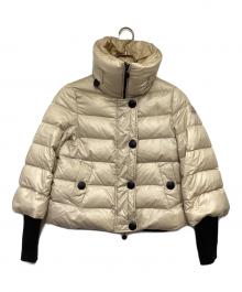 MONCLER（モンクレール）の古着「TULSA（テュルサ）ダウンジャケット」｜ベージュ×ブラック