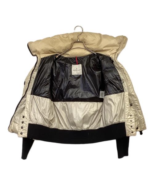 MONCLER（モンクレール）MONCLER (モンクレール) TULSA（テュルサ）ダウンジャケット ベージュ×ブラック サイズ:00の古着・服飾アイテム