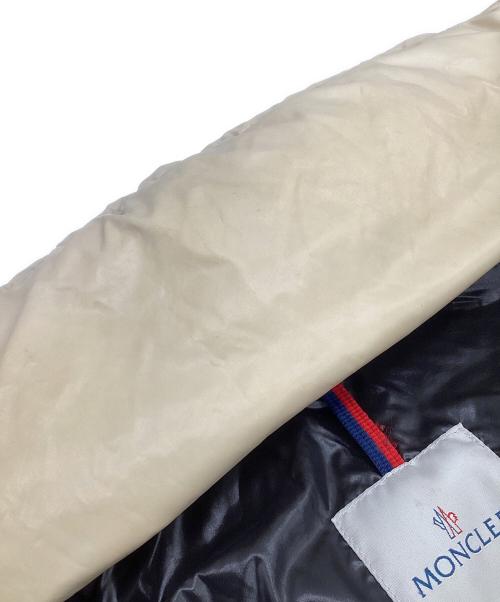 MONCLER（モンクレール）MONCLER (モンクレール) TULSA（テュルサ）ダウンジャケット ベージュ×ブラック サイズ:00の古着・服飾アイテム