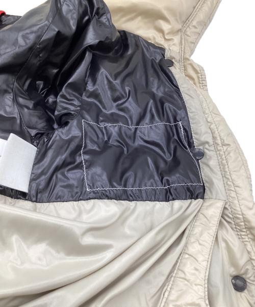 MONCLER（モンクレール）MONCLER (モンクレール) TULSA（テュルサ）ダウンジャケット ベージュ×ブラック サイズ:00の古着・服飾アイテム