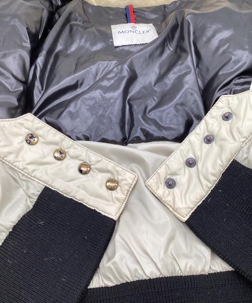 MONCLER（モンクレール）MONCLER (モンクレール) TULSA（テュルサ）ダウンジャケット ベージュ×ブラック サイズ:00の古着・服飾アイテム