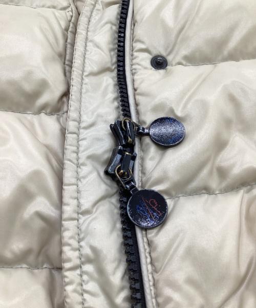 MONCLER（モンクレール）MONCLER (モンクレール) TULSA（テュルサ）ダウンジャケット ベージュ×ブラック サイズ:00の古着・服飾アイテム