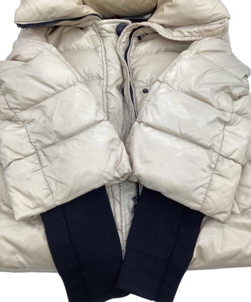 MONCLER（モンクレール）MONCLER (モンクレール) TULSA（テュルサ）ダウンジャケット ベージュ×ブラック サイズ:00の古着・服飾アイテム