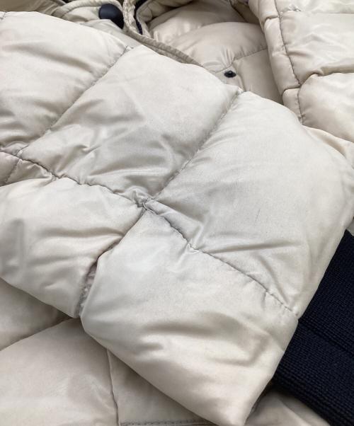 MONCLER（モンクレール）MONCLER (モンクレール) TULSA（テュルサ）ダウンジャケット ベージュ×ブラック サイズ:00の古着・服飾アイテム