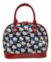 Lounge Fly (ラウンジフライ) HELLO KITTY (ハローキティ) エナメルハンドバッグ レッド×ホワイト：7000円