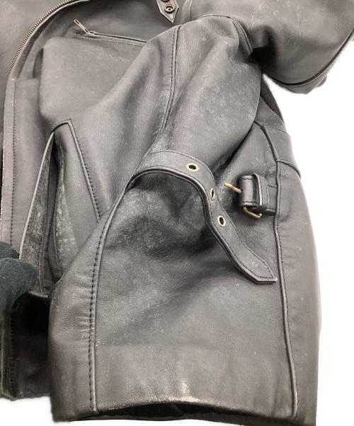 HARLEY-DAVIDSON（ハーレーダビッドソン）HARLEY-DAVIDSON (ハーレーダビッドソン) レザージャケット ブラック サイズ:50の古着・服飾アイテム