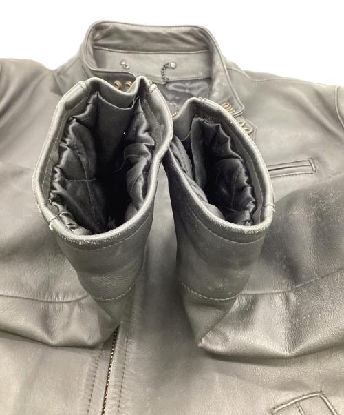 HARLEY-DAVIDSON（ハーレーダビッドソン）HARLEY-DAVIDSON (ハーレーダビッドソン) レザージャケット ブラック サイズ:50の古着・服飾アイテム