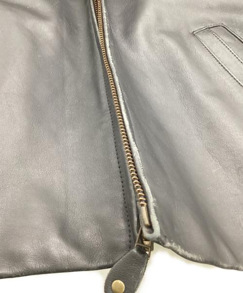 HARLEY-DAVIDSON（ハーレーダビッドソン）HARLEY-DAVIDSON (ハーレーダビッドソン) レザージャケット ブラック サイズ:50の古着・服飾アイテム