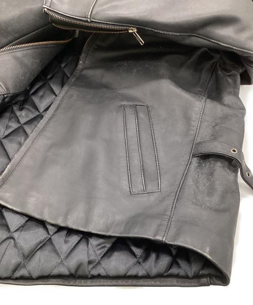 HARLEY-DAVIDSON（ハーレーダビッドソン）HARLEY-DAVIDSON (ハーレーダビッドソン) レザージャケット ブラック サイズ:50の古着・服飾アイテム