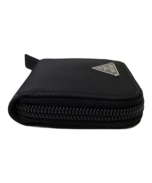 PRADA（プラダ）PRADA (プラダ) トライアングルロゴ コインケース ブラックの古着・服飾アイテム