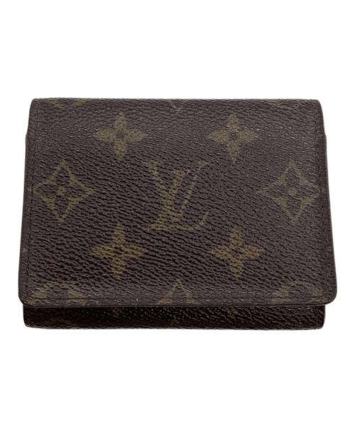 LOUIS VUITTON（ルイ ヴィトン）LOUIS VUITTON (ルイ ヴィトン) モノグラム アンヴェロップ・カルト・ドゥ・ヴィジット ブラウンの古着・服飾アイテム