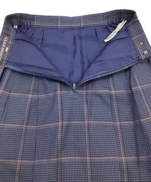 Burberry's（バーバリーズ）Burberry's (バーバリーズ) プリーツスカート ネイビー サイズ:7APの古着・服飾アイテム
