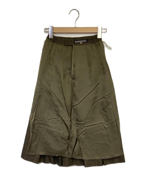 Burberry's（バーバリー）Burberry's (バーバリー) スカート カーキ サイズ:7APの古着・服飾アイテム