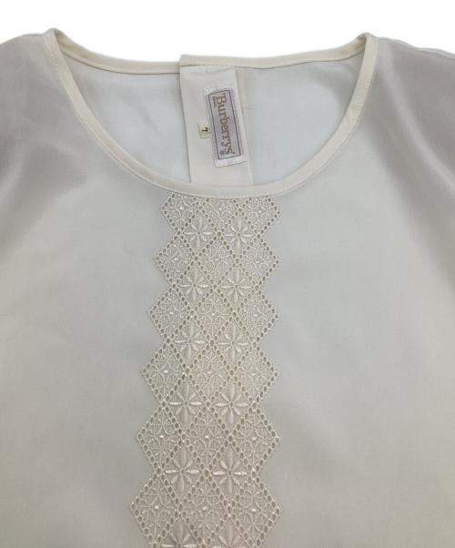 Burberry's（バーバリー）Burberry's (バーバリー) 長袖ブラウス アイボリー サイズ:7APの古着・服飾アイテム