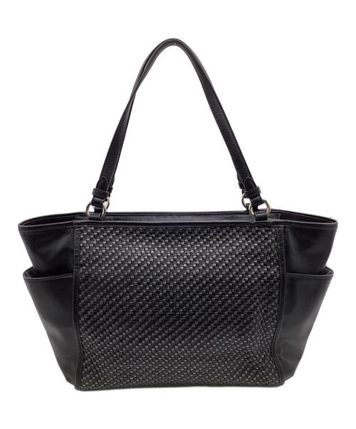COACH（コーチ）COACH (コーチ) パーク ウーブン キャリー トート ブラックの古着・服飾アイテム