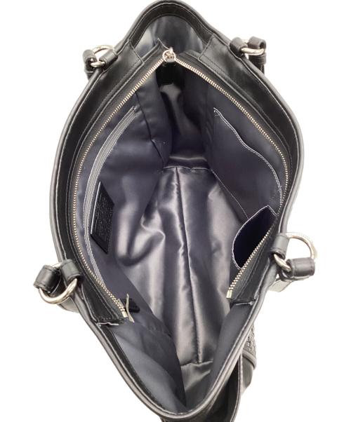 COACH（コーチ）COACH (コーチ) パーク ウーブン キャリー トート ブラックの古着・服飾アイテム