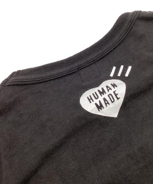 HUMAN MADE（ヒューマンメイド）HUMAN MADE (ヒューマンメイド) タイガープリント STRMCWBY 半袖カットソー ブラック サイズ:XLの古着・服飾アイテム