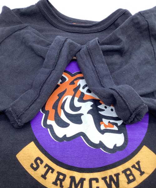 HUMAN MADE（ヒューマンメイド）HUMAN MADE (ヒューマンメイド) タイガープリント STRMCWBY 半袖カットソー ブラック サイズ:XLの古着・服飾アイテム