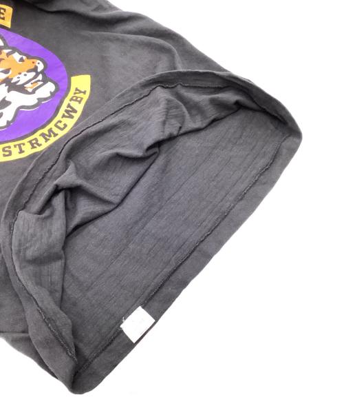 HUMAN MADE（ヒューマンメイド）HUMAN MADE (ヒューマンメイド) タイガープリント STRMCWBY 半袖カットソー ブラック サイズ:XLの古着・服飾アイテム