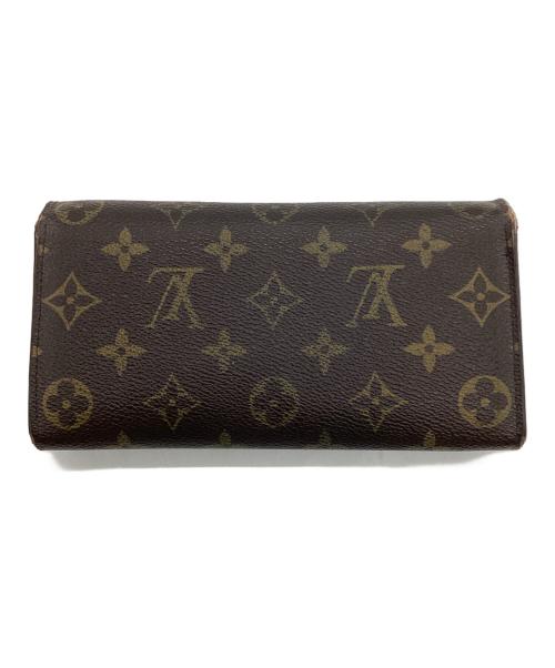 LOUIS VUITTON（ルイ ヴィトン）LOUIS VUITTON (ルイ ヴィトン) モノグラム ポルトフォイユ サラ（旧）長財布 ブラウン×ベージュの古着・服飾アイテム