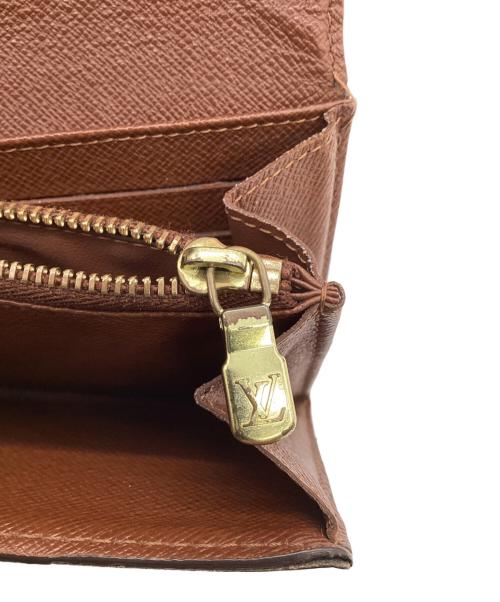 LOUIS VUITTON（ルイ ヴィトン）LOUIS VUITTON (ルイ ヴィトン) モノグラム ポルトフォイユ サラ（旧）長財布 ブラウン×ベージュの古着・服飾アイテム