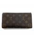 LOUIS VUITTON (ルイ ヴィトン) モノグラム ポルトフォイユ サラ（旧）長財布 ブラウン×ベージュ：20000円