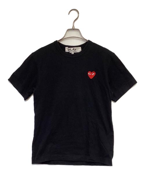 PLAY COMME des GARCONS（プレイコムデギャルソン）PLAY COMME des GARCONS (プレイコムデギャルソン) 半袖カットソー ブラック サイズ:Sの古着・服飾アイテム