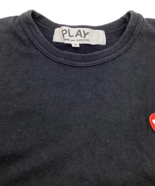 PLAY COMME des GARCONS（プレイコムデギャルソン）PLAY COMME des GARCONS (プレイコムデギャルソン) 半袖カットソー ブラック サイズ:Sの古着・服飾アイテム