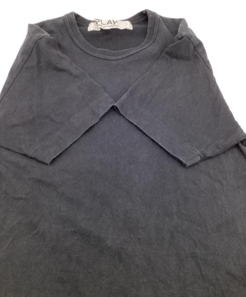 PLAY COMME des GARCONS（プレイコムデギャルソン）PLAY COMME des GARCONS (プレイコムデギャルソン) 半袖カットソー ブラック サイズ:Sの古着・服飾アイテム