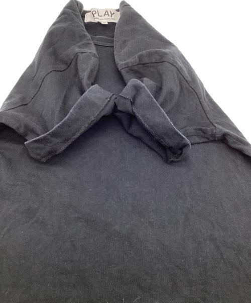 PLAY COMME des GARCONS（プレイコムデギャルソン）PLAY COMME des GARCONS (プレイコムデギャルソン) 半袖カットソー ブラック サイズ:Sの古着・服飾アイテム