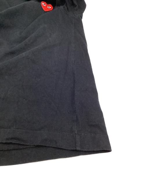 PLAY COMME des GARCONS（プレイコムデギャルソン）PLAY COMME des GARCONS (プレイコムデギャルソン) 半袖カットソー ブラック サイズ:Sの古着・服飾アイテム