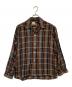 kentfield（ケントフィールド）の古着「オープンカラーシャツ」｜ブラウン×ブラック