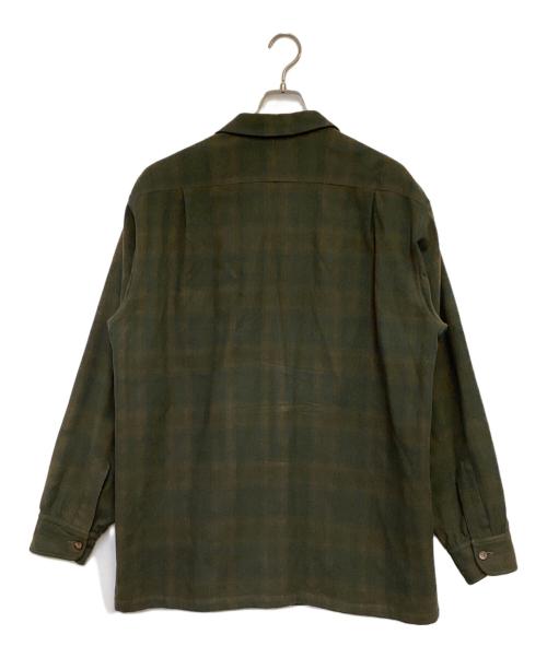 BEMIDJI WOOLEN MILLS（ベミジウールンミルズ）BEMIDJI WOOLEN MILLS (ベミジウールンミルズ) オープンカラーシャツ グリーン サイズ:-の古着・服飾アイテム