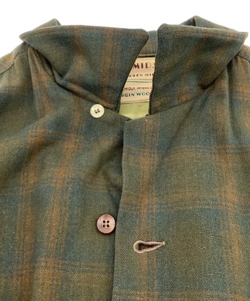 BEMIDJI WOOLEN MILLS（ベミジウールンミルズ）BEMIDJI WOOLEN MILLS (ベミジウールンミルズ) オープンカラーシャツ グリーン サイズ:-の古着・服飾アイテム