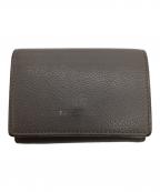 Saint Laurent Parisサンローランパリ）の古着「三つ折りコンパクトウォレット」｜グレージュ