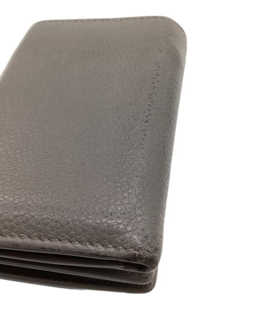 Saint Laurent Paris（サンローランパリ）Saint Laurent Paris (サンローランパリ) 三つ折りコンパクトウォレット グレージュの古着・服飾アイテム