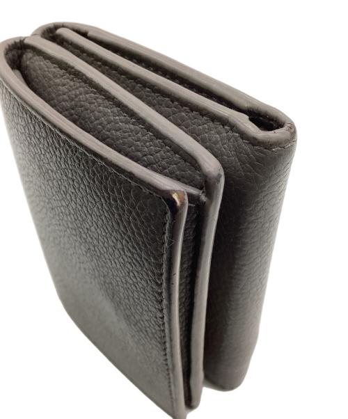 Saint Laurent Paris（サンローランパリ）Saint Laurent Paris (サンローランパリ) 三つ折りコンパクトウォレット グレージュの古着・服飾アイテム