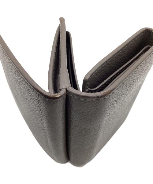 Saint Laurent Paris（サンローランパリ）Saint Laurent Paris (サンローランパリ) 三つ折りコンパクトウォレット グレージュの古着・服飾アイテム