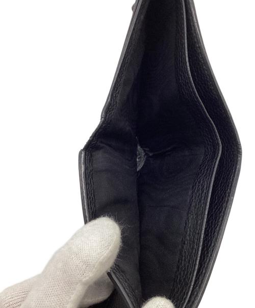 Saint Laurent Paris（サンローランパリ）Saint Laurent Paris (サンローランパリ) 2つ折り財布 ブラックの古着・服飾アイテム