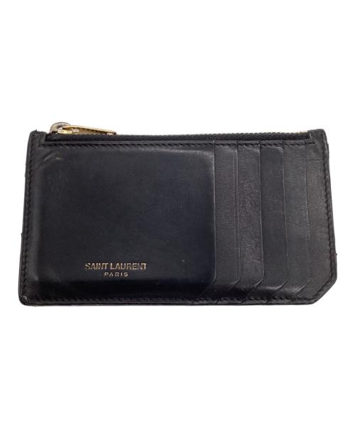 Saint Laurent Paris（サンローランパリ）Saint Laurent Paris (サンローランパリ) カードケース ブラックの古着・服飾アイテム