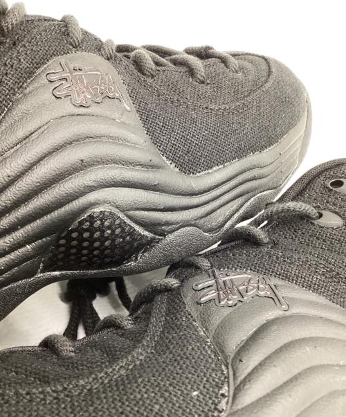 NIKE（ナイキ）NIKE (ナイキ) stussy (ステューシー) AIR RENNY 2 SP（エア ペニー 2 SP）スニーカー ブラック サイズ:27.5㎝（US9.5）の古着・服飾アイテム