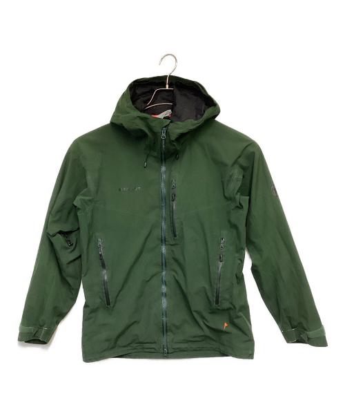 MAMMUT（マムート）MAMMUT (マムート) Ayako Pro HS Hooded Jacket（アヤコ プロ ハードシェル フーデッド ジャケット） グリーン サイズ:ASIA Lの古着・服飾アイテム