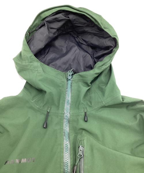 MAMMUT（マムート）MAMMUT (マムート) Ayako Pro HS Hooded Jacket（アヤコ プロ ハードシェル フーデッド ジャケット） グリーン サイズ:ASIA Lの古着・服飾アイテム