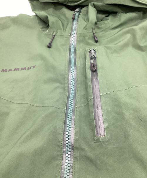 MAMMUT（マムート）MAMMUT (マムート) Ayako Pro HS Hooded Jacket（アヤコ プロ ハードシェル フーデッド ジャケット） グリーン サイズ:ASIA Lの古着・服飾アイテム