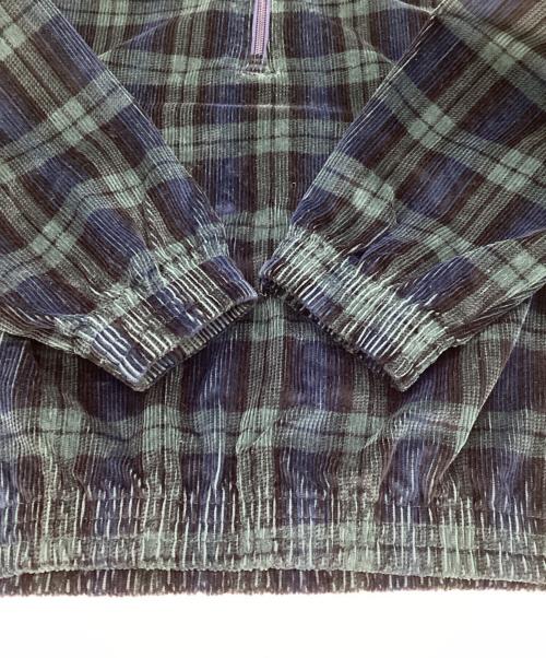 adidas（アディダス）adidas (アディダス) コーデュロイタータンハーフジップトップ グリーン サイズ:J XLの古着・服飾アイテム