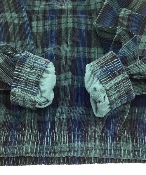 adidas（アディダス）adidas (アディダス) コーデュロイタータンハーフジップトップ グリーン サイズ:J XLの古着・服飾アイテム