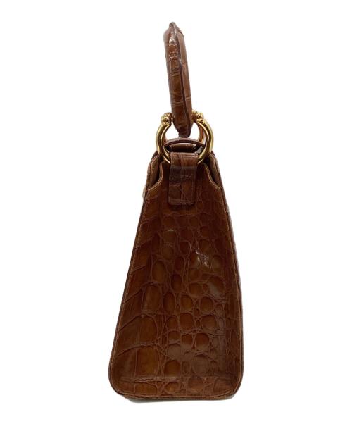 GIANFRANCO FERRE（ジャンフランコフェレ）GIANFRANCO FERRE (ジャンフランコフェレ) ハンドバッグ ブラウンの古着・服飾アイテム