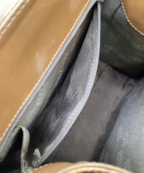 GIANFRANCO FERRE（ジャンフランコフェレ）GIANFRANCO FERRE (ジャンフランコフェレ) ハンドバッグ ブラウンの古着・服飾アイテム