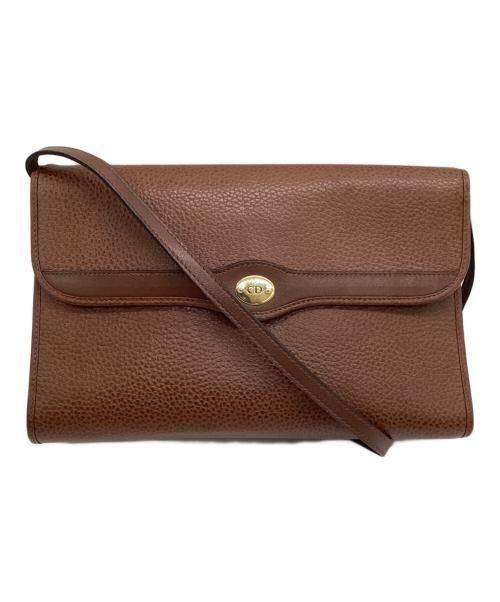 Christian Dior（クリスチャン ディオール）Christian Dior (クリスチャン ディオール) ショルダーバッグ ブラウンの古着・服飾アイテム